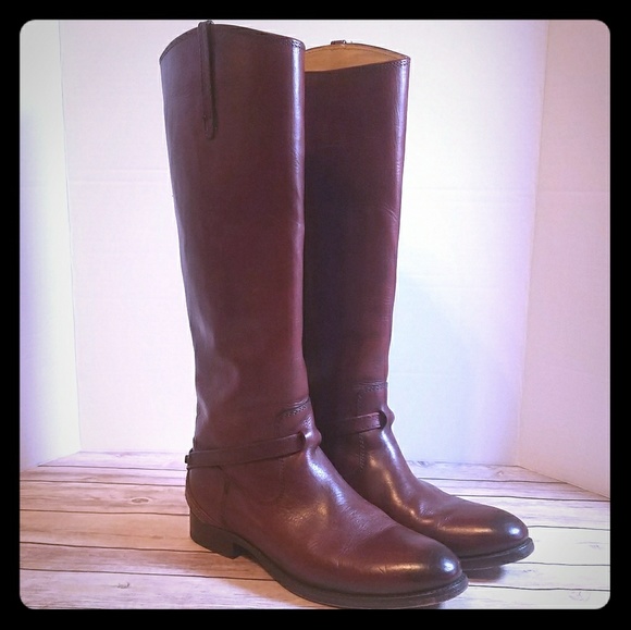 frye lindsay plate tall boot
